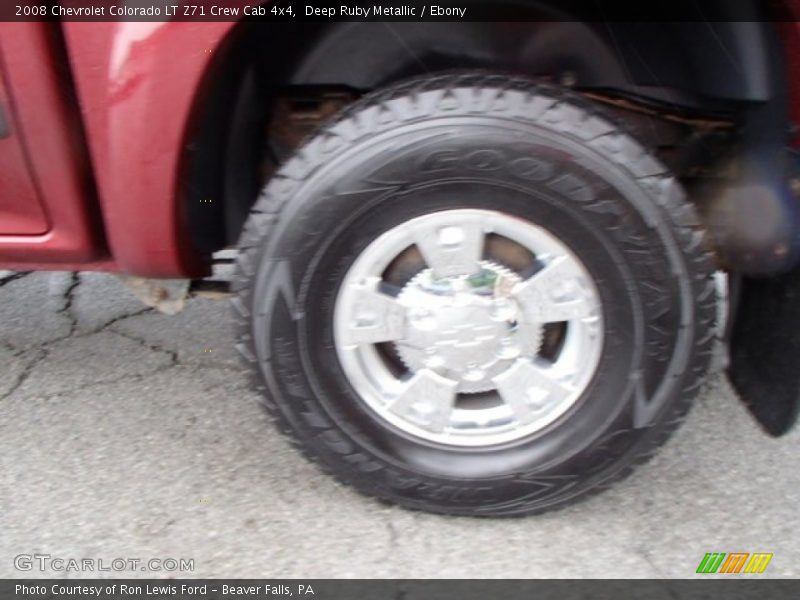Deep Ruby Metallic / Ebony 2008 Chevrolet Colorado LT Z71 Crew Cab 4x4