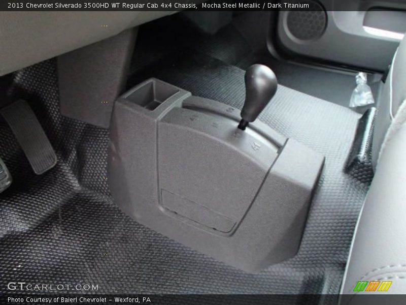 Mocha Steel Metallic / Dark Titanium 2013 Chevrolet Silverado 3500HD WT Regular Cab 4x4 Chassis
