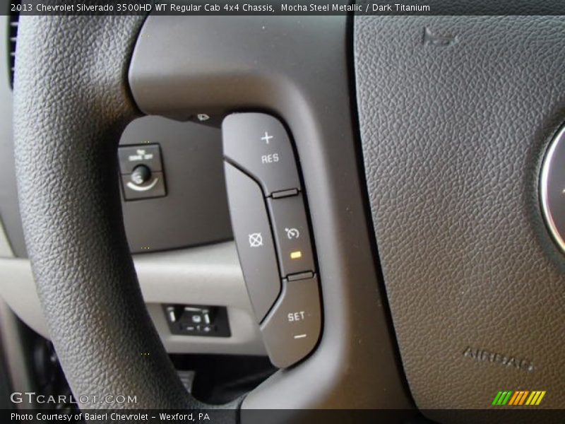 Mocha Steel Metallic / Dark Titanium 2013 Chevrolet Silverado 3500HD WT Regular Cab 4x4 Chassis
