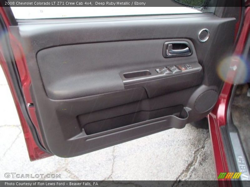 Deep Ruby Metallic / Ebony 2008 Chevrolet Colorado LT Z71 Crew Cab 4x4