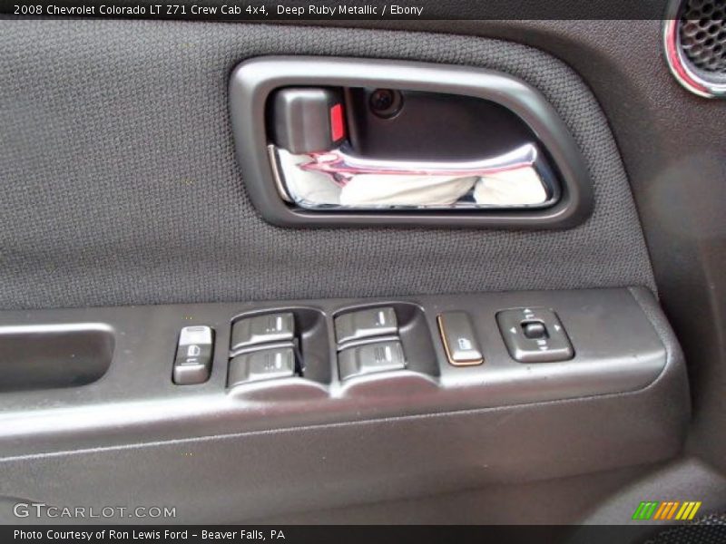 Deep Ruby Metallic / Ebony 2008 Chevrolet Colorado LT Z71 Crew Cab 4x4