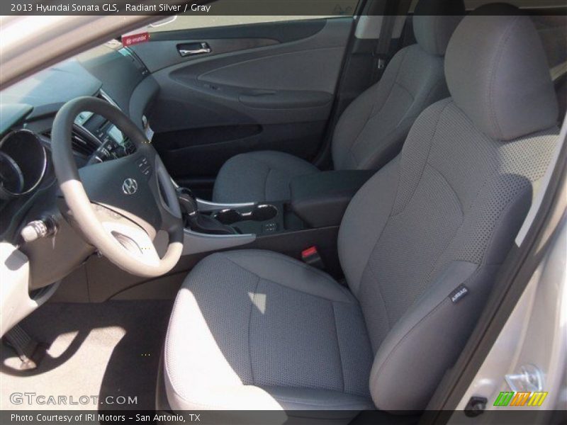 Radiant Silver / Gray 2013 Hyundai Sonata GLS