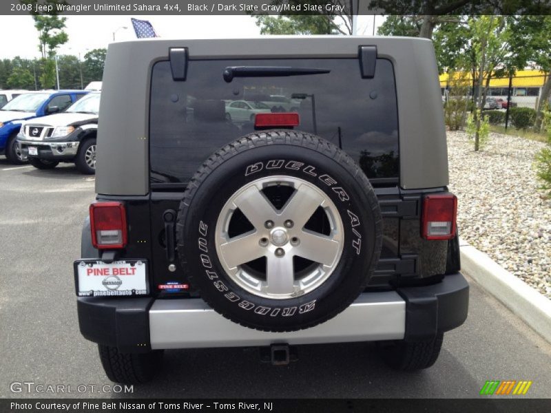 Black / Dark Slate Gray/Med Slate Gray 2008 Jeep Wrangler Unlimited Sahara 4x4