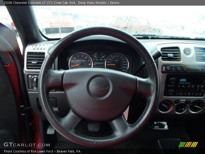 Deep Ruby Metallic / Ebony 2008 Chevrolet Colorado LT Z71 Crew Cab 4x4