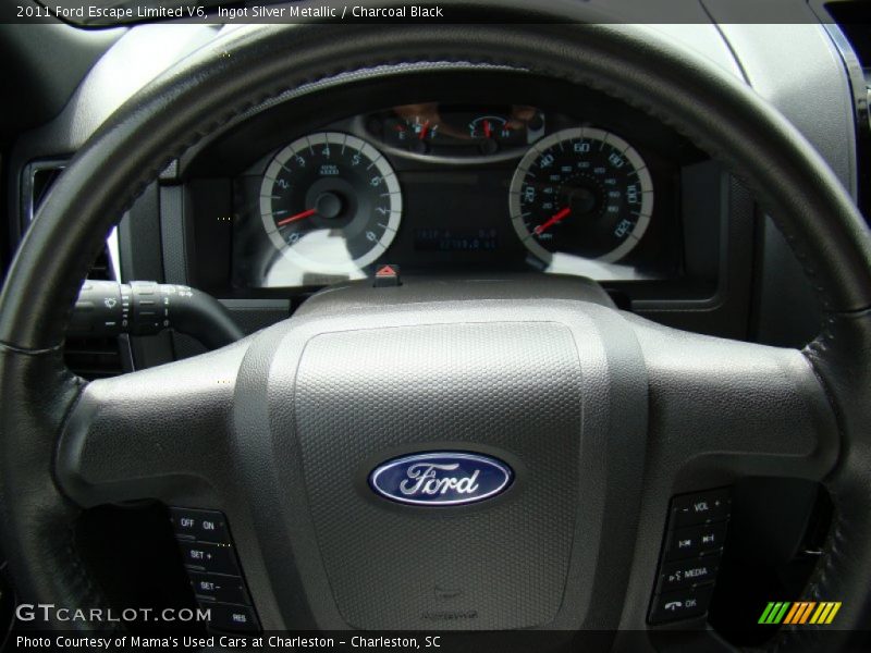 Ingot Silver Metallic / Charcoal Black 2011 Ford Escape Limited V6