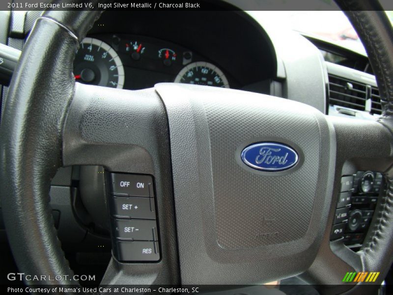 Ingot Silver Metallic / Charcoal Black 2011 Ford Escape Limited V6