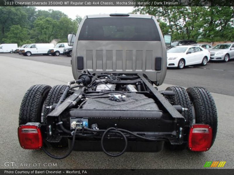 Mocha Steel Metallic / Dark Titanium 2013 Chevrolet Silverado 3500HD WT Regular Cab 4x4 Chassis