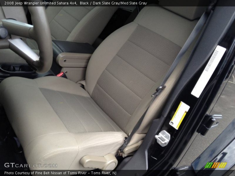Black / Dark Slate Gray/Med Slate Gray 2008 Jeep Wrangler Unlimited Sahara 4x4
