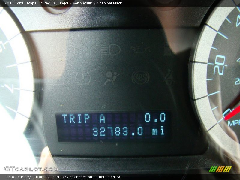 Ingot Silver Metallic / Charcoal Black 2011 Ford Escape Limited V6