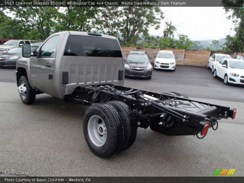 Mocha Steel Metallic / Dark Titanium 2013 Chevrolet Silverado 3500HD WT Regular Cab 4x4 Chassis