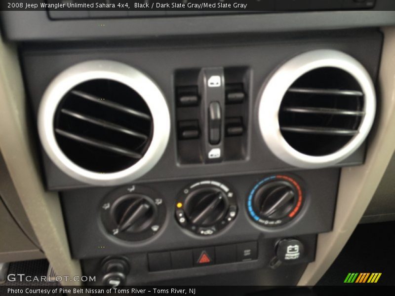 Black / Dark Slate Gray/Med Slate Gray 2008 Jeep Wrangler Unlimited Sahara 4x4
