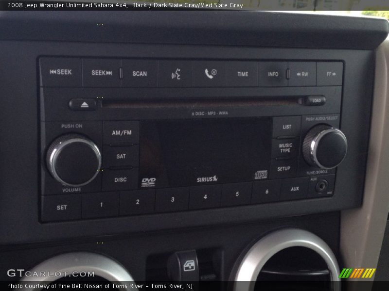 Black / Dark Slate Gray/Med Slate Gray 2008 Jeep Wrangler Unlimited Sahara 4x4