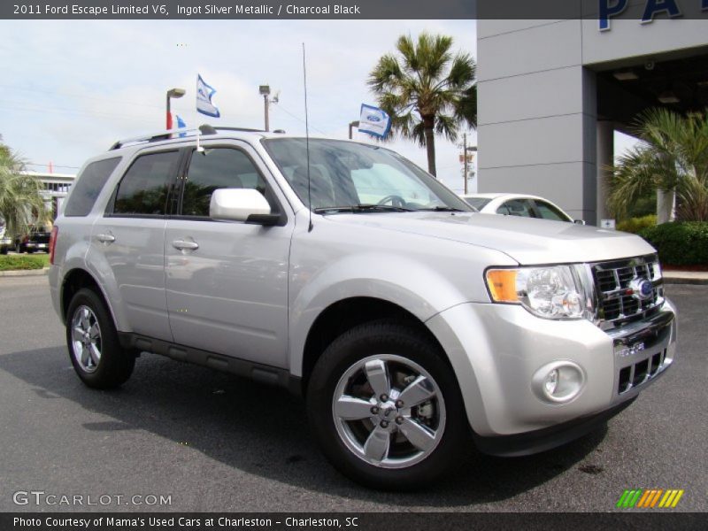 Ingot Silver Metallic / Charcoal Black 2011 Ford Escape Limited V6