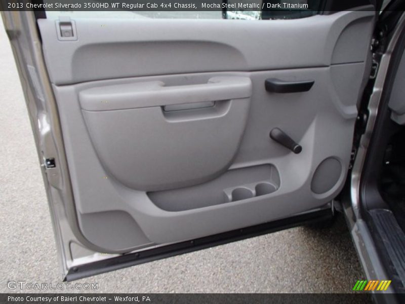 Mocha Steel Metallic / Dark Titanium 2013 Chevrolet Silverado 3500HD WT Regular Cab 4x4 Chassis
