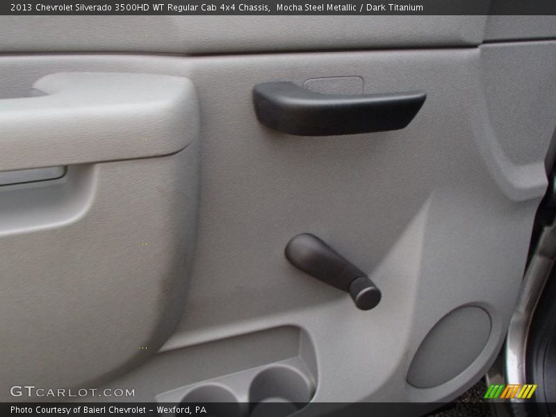 Mocha Steel Metallic / Dark Titanium 2013 Chevrolet Silverado 3500HD WT Regular Cab 4x4 Chassis