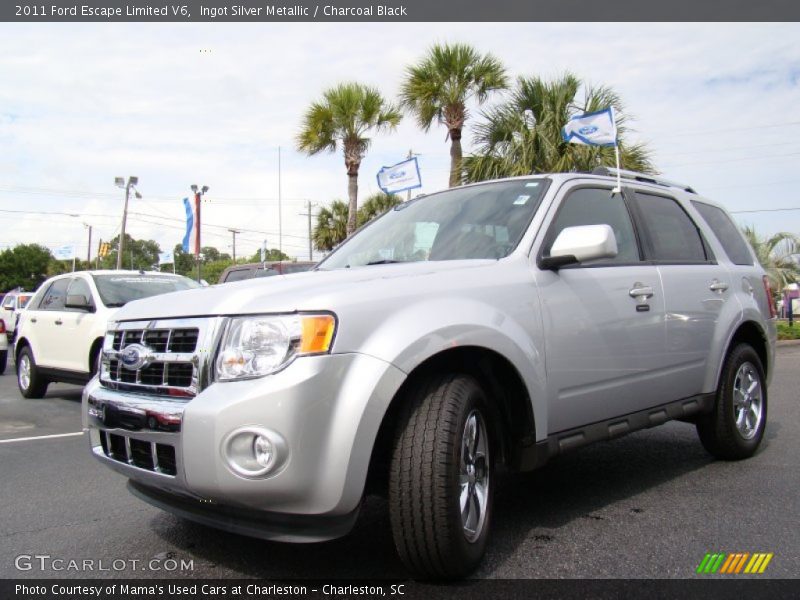 Ingot Silver Metallic / Charcoal Black 2011 Ford Escape Limited V6