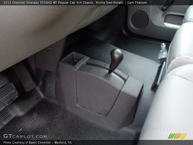 Mocha Steel Metallic / Dark Titanium 2013 Chevrolet Silverado 3500HD WT Regular Cab 4x4 Chassis