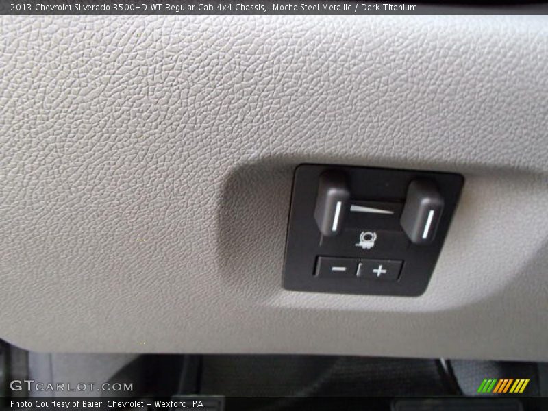 Mocha Steel Metallic / Dark Titanium 2013 Chevrolet Silverado 3500HD WT Regular Cab 4x4 Chassis