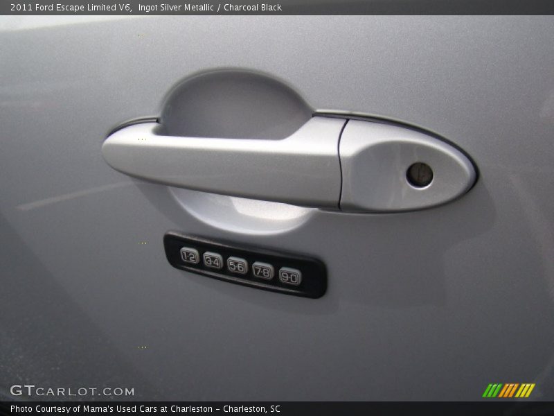 Ingot Silver Metallic / Charcoal Black 2011 Ford Escape Limited V6