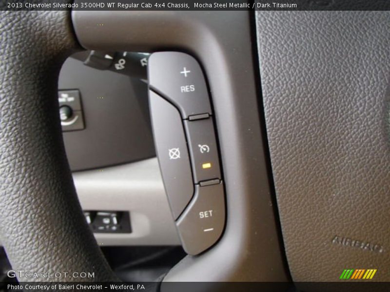Mocha Steel Metallic / Dark Titanium 2013 Chevrolet Silverado 3500HD WT Regular Cab 4x4 Chassis