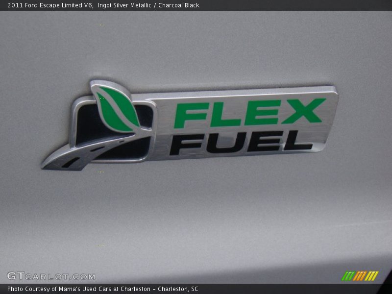 Ingot Silver Metallic / Charcoal Black 2011 Ford Escape Limited V6
