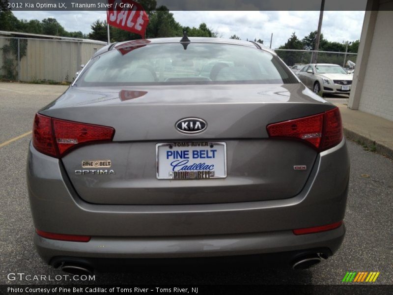 Titanium Silver / Gray 2012 Kia Optima LX