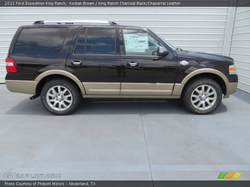 Kodiak Brown / King Ranch Charcoal Black/Chaparral Leather 2013 Ford Expedition King Ranch