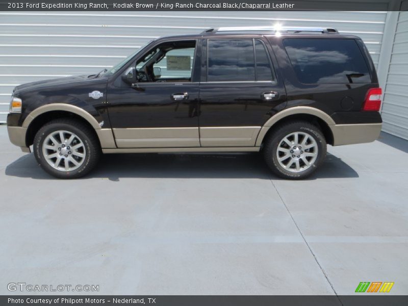 Kodiak Brown / King Ranch Charcoal Black/Chaparral Leather 2013 Ford Expedition King Ranch