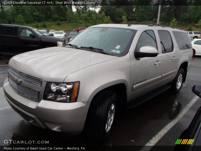 Silver Birch Metallic / Ebony 2009 Chevrolet Suburban LT 4x4