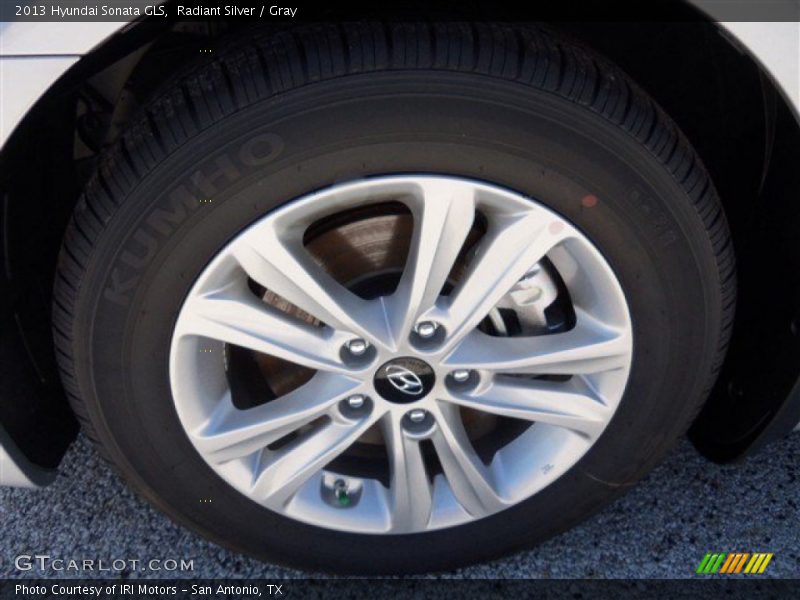 Radiant Silver / Gray 2013 Hyundai Sonata GLS