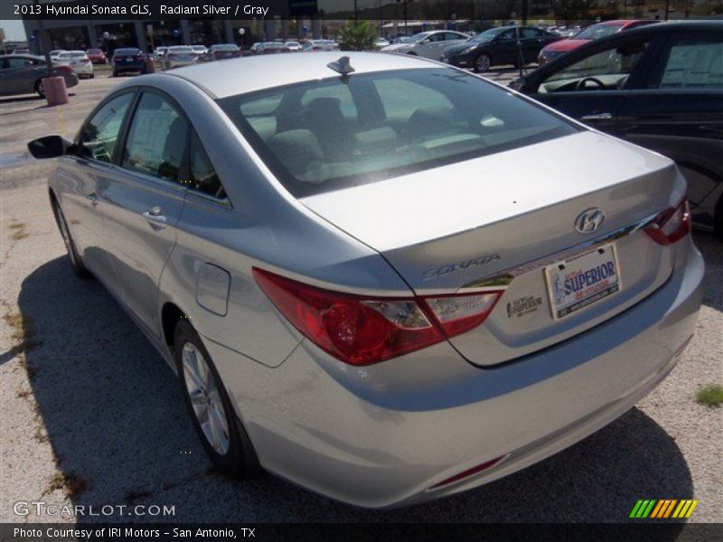Radiant Silver / Gray 2013 Hyundai Sonata GLS