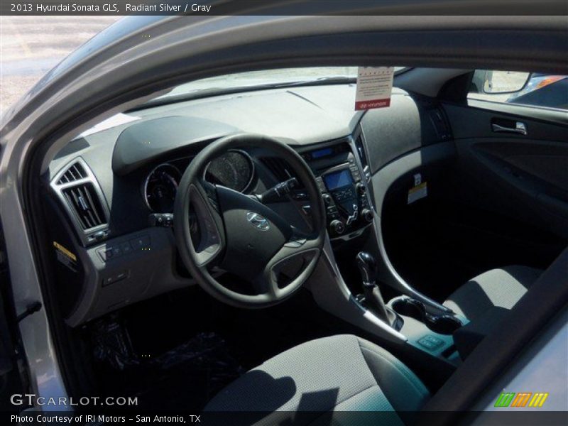 Radiant Silver / Gray 2013 Hyundai Sonata GLS