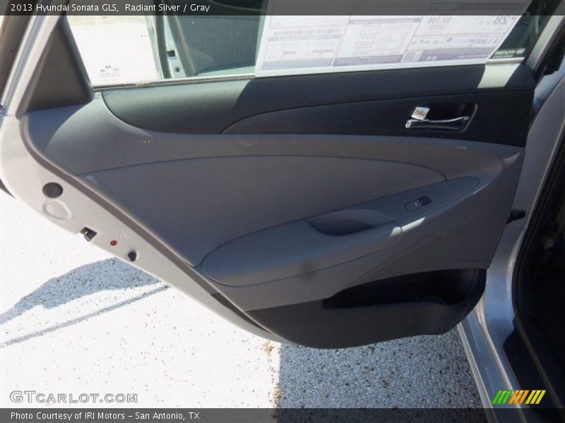 Radiant Silver / Gray 2013 Hyundai Sonata GLS