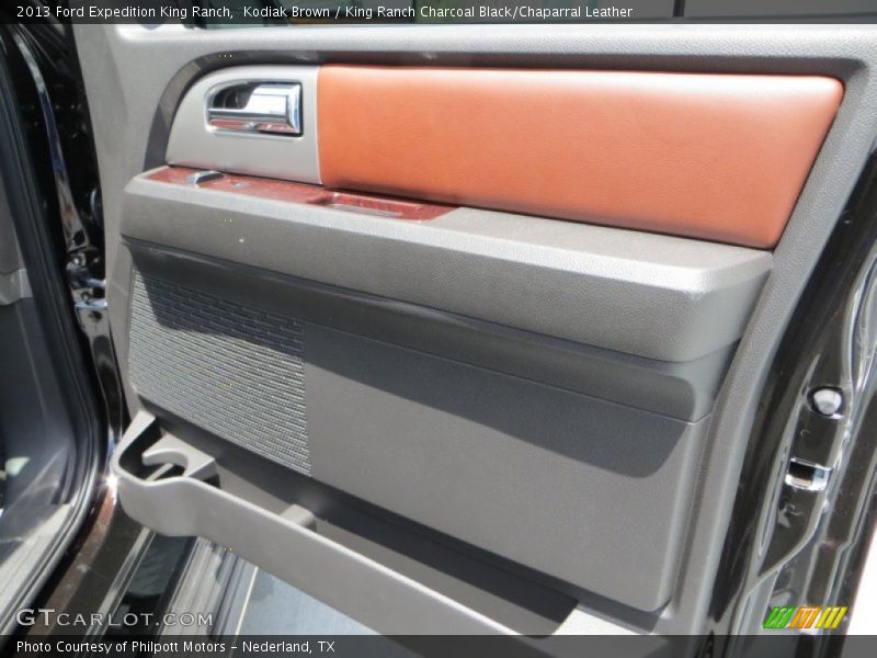 Kodiak Brown / King Ranch Charcoal Black/Chaparral Leather 2013 Ford Expedition King Ranch