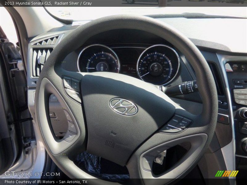 Radiant Silver / Gray 2013 Hyundai Sonata GLS