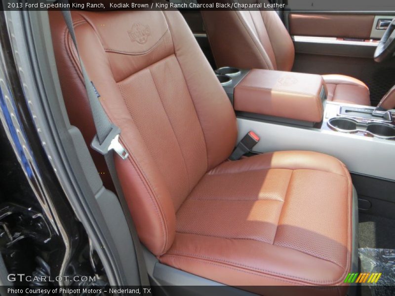 Front Seat of 2013 Expedition King Ranch