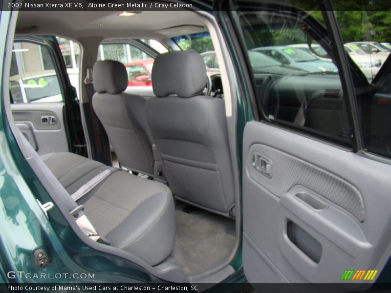 Alpine Green Metallic / Gray Celadon 2002 Nissan Xterra XE V6