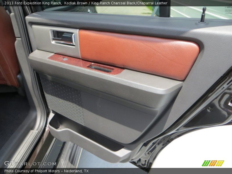 Kodiak Brown / King Ranch Charcoal Black/Chaparral Leather 2013 Ford Expedition King Ranch