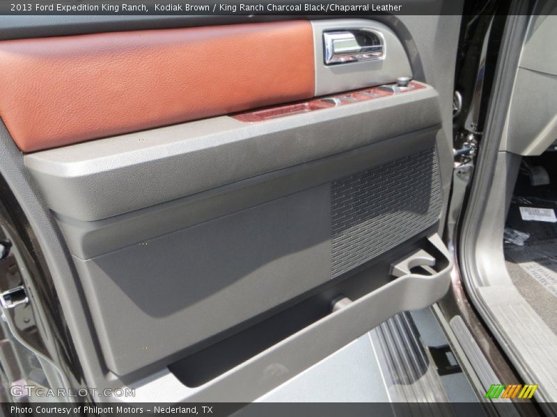 Kodiak Brown / King Ranch Charcoal Black/Chaparral Leather 2013 Ford Expedition King Ranch