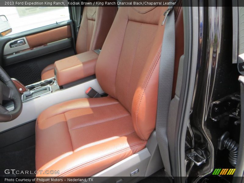 Kodiak Brown / King Ranch Charcoal Black/Chaparral Leather 2013 Ford Expedition King Ranch
