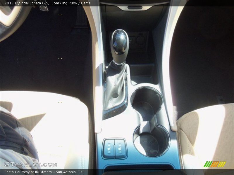 Sparkling Ruby / Camel 2013 Hyundai Sonata GLS