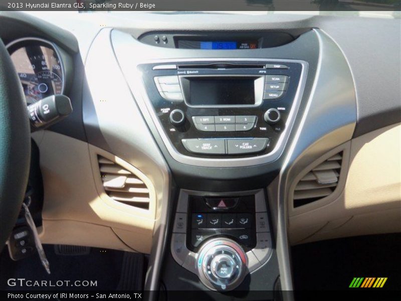 Sparkling Ruby / Beige 2013 Hyundai Elantra GLS