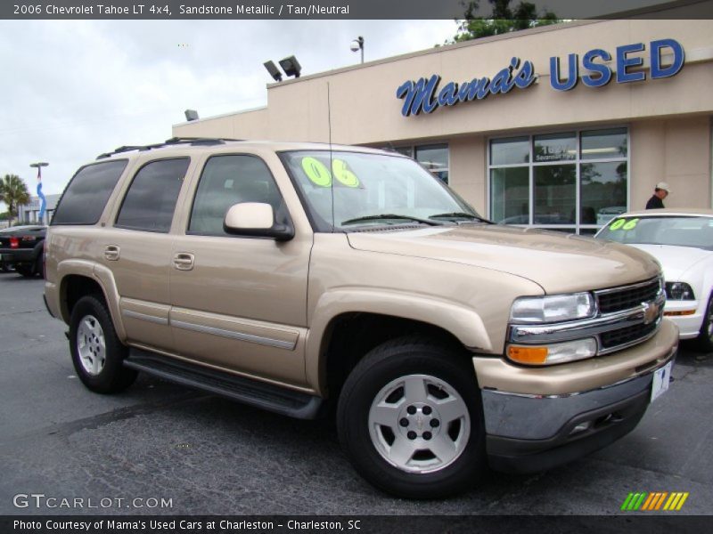 Sandstone Metallic / Tan/Neutral 2006 Chevrolet Tahoe LT 4x4