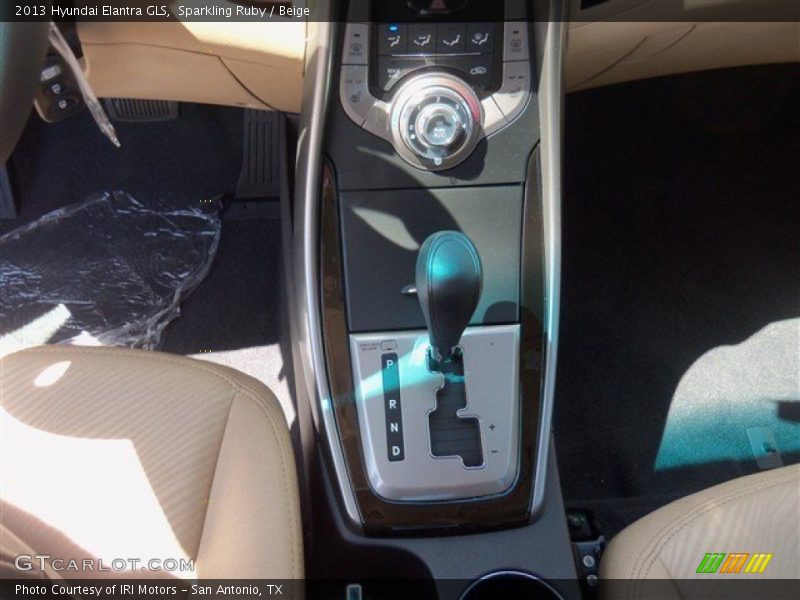 Sparkling Ruby / Beige 2013 Hyundai Elantra GLS