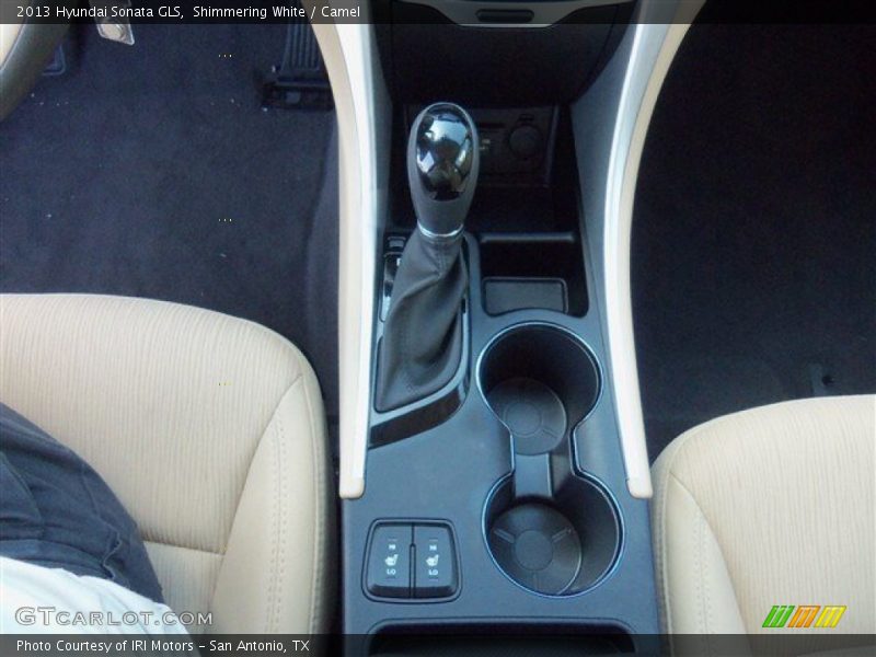 Shimmering White / Camel 2013 Hyundai Sonata GLS