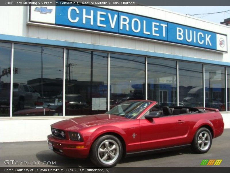 Redfire Metallic / Dark Charcoal 2006 Ford Mustang V6 Premium Convertible