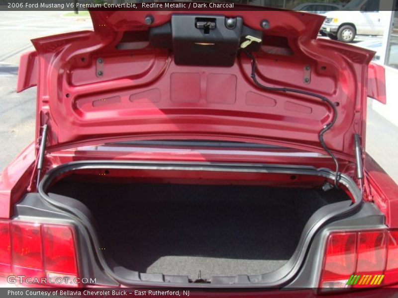 Redfire Metallic / Dark Charcoal 2006 Ford Mustang V6 Premium Convertible