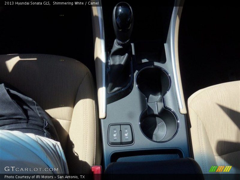 Shimmering White / Camel 2013 Hyundai Sonata GLS