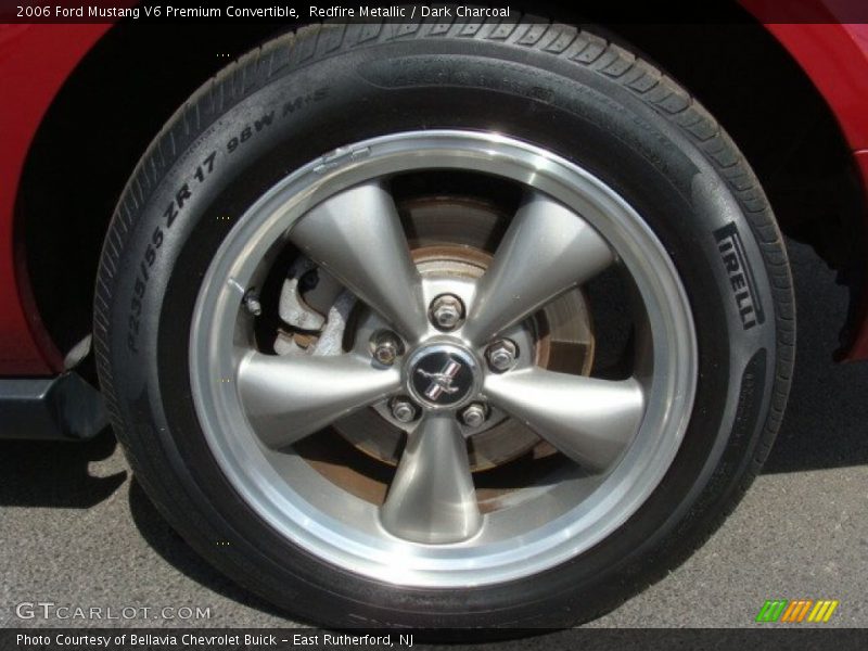 Redfire Metallic / Dark Charcoal 2006 Ford Mustang V6 Premium Convertible