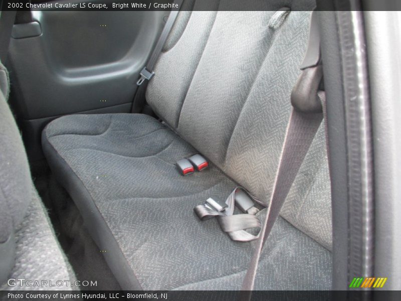 Bright White / Graphite 2002 Chevrolet Cavalier LS Coupe
